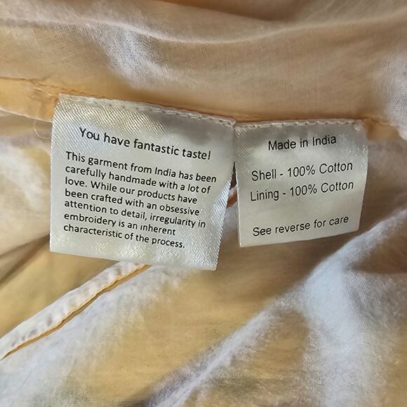 Rococo Sands Womans size S Mimi True Wrap Mini Dress Pink Long Watercolor Sleeve - Picture 7 of 8